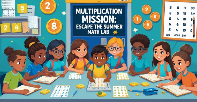 Multiplication Lab Multiplication Mission: Escape the Summer Math Lab | Small Online Class ...