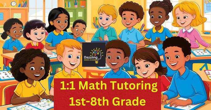 Math Intervention 1:1: Personalized Tutoring/Homework Help for 1st-8Th ...