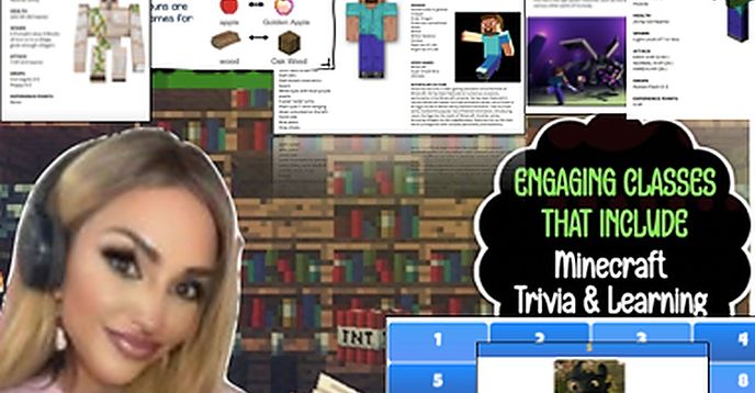 Text Training Minecraft Minecraft Reading & Writing Comprehension | Small Online Class for Ages ...