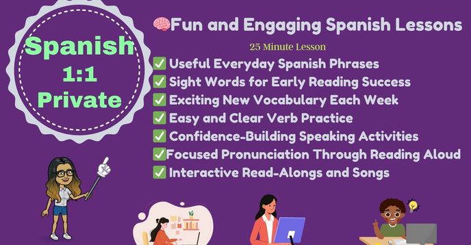 Spanish One Lessons One-On-One Private Spanish Lessons – Engaging for Beginners and ...