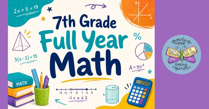 7th Grade Math Classes 7th Grade Full Year Math | Small Online Class for Ages 12-14 | Outschool