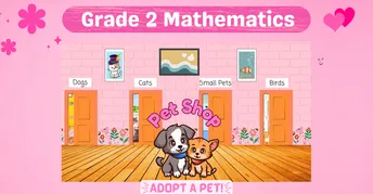 Barbie Math Grade 2 Math | Barbie Pet Shop: Adopt a Pet! Addition, Subtraction, 10s ...