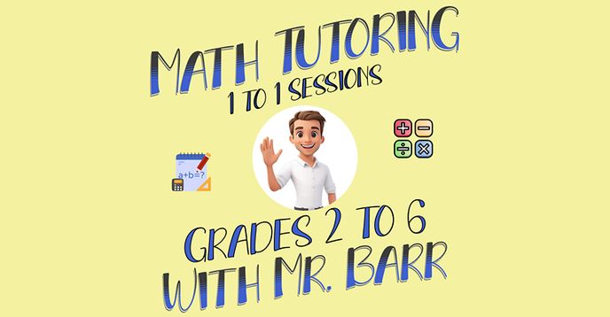 Math Tutoring - 1 To 1: Grades 2, 3, 4, 5 Or 6 | Small Online Class for ...
