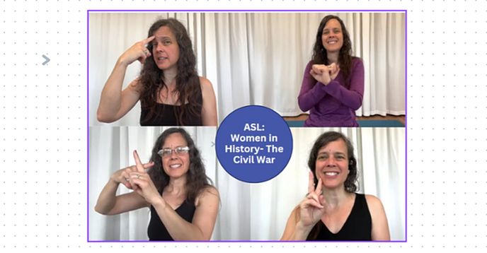 Asl Civil Rights ASL: Women in History- The Civil War | Small Online Class for Ages 8-18 ...