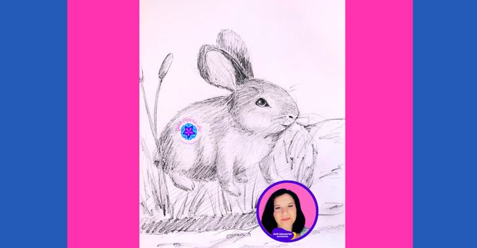 How To Draw Marsh Rabbit Drawing Realistic Animals-Graphite Pencils-Marsh Rabbit | Small Online ...