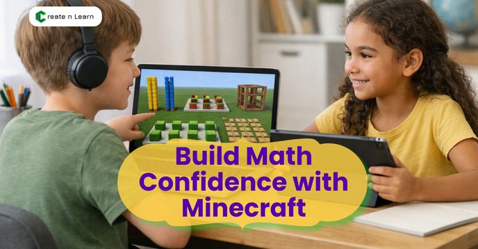 Minecraft Math Build Grade 1-4 Building Confidence Through Visual & Hands-On Math With ...