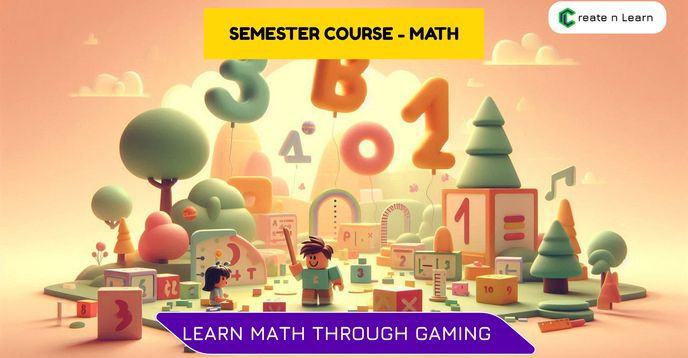 Robillah Math Grade 1-4 Roblox Math Semester Course : Geometry, Fractions ...