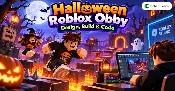 Halloween Roblox Obby: Design, Build & Code | Small Online Class for ...