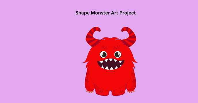 Shape Less Monstrosity Shape Monster Art Project | Small Online Class for Ages 4-6 | Outschool