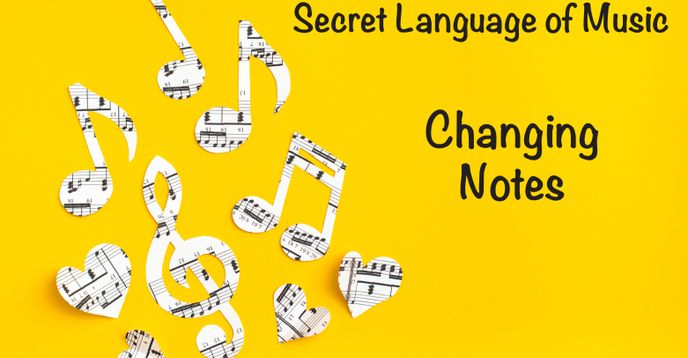 Secret Note Language Secret Language of Music - Changing Notes | Small Online Class for Ages ...