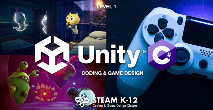 Unity Game Design and Coding for Kids: Level 1 (Beginner) | Small ...
