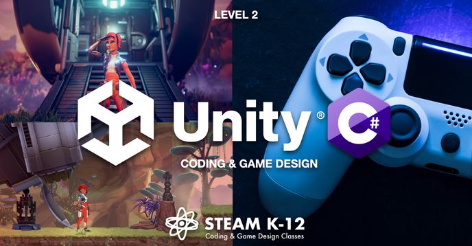 Unity Game Design and Coding for Kids: Level 2 (Intermediate) | Small ...
