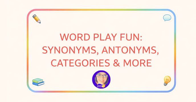 Stack Synonyms Word Play Fun: Synonyms, Antonyms, Categories & More | Small Online ...
