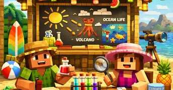 Minecraft Learning Experiments Science Behind Minecraft: Hands on Experiments (Summer Edition) | Small ...