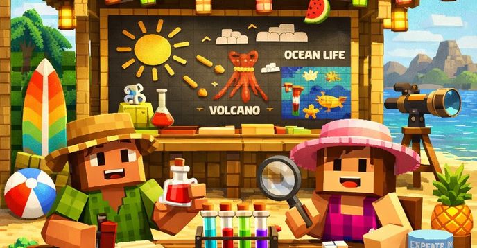 Minecraft Tutorial Scientist Code Science Behind Minecraft: Hands on Experiments (Summer Edition) | Small ...