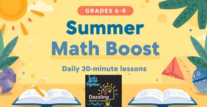 Fun Math Boost (Grades 6–8) | Daily 30-Minute Lessons With Blooket ...