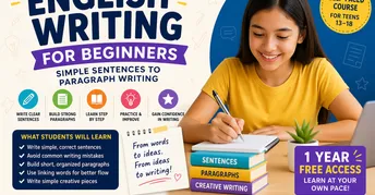 English Writing for Beginners: Sentences, Paragraphs & Basics - SELF ...