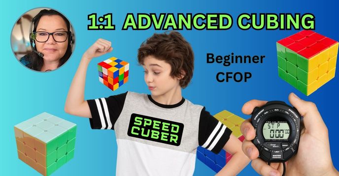 1:1 Advanced Cubing: Learn Beginner's CFOP for Speed Solving the Rubik ...