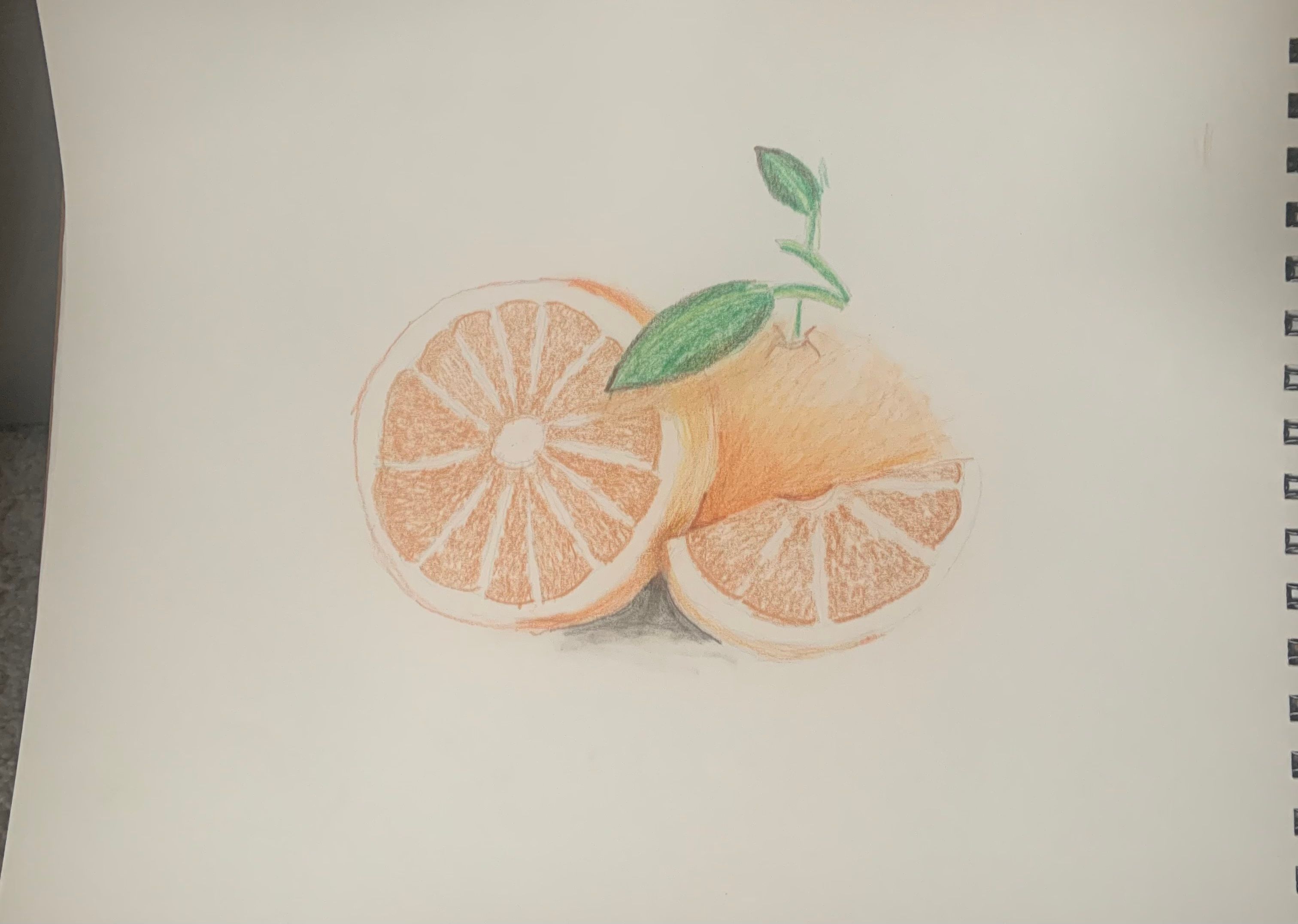 How to Draw and Shade Realistic Fruit Using Colored Pencils/Art | Small ...