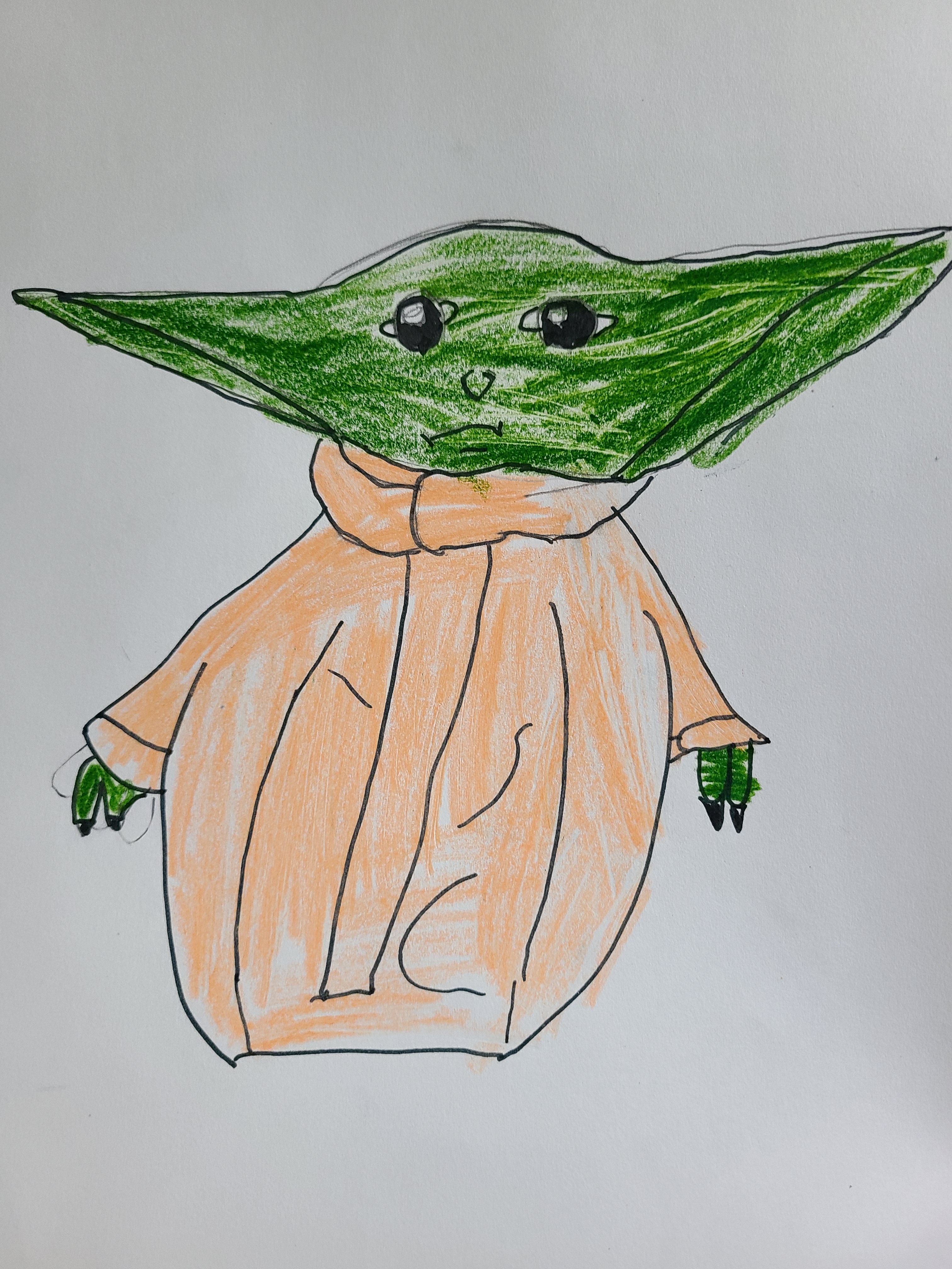 Mandalorian and Baby Yoda - Directive Drawing and Chat | Small Online ...