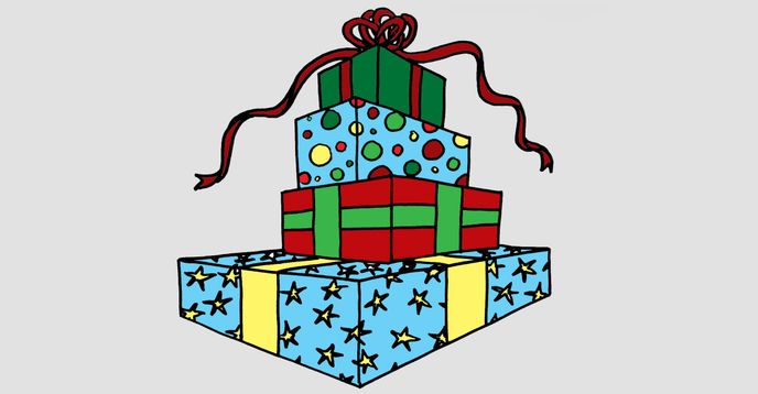 Stack of Presents: 2-Point Perspective Drawing | Small Online Class for ...