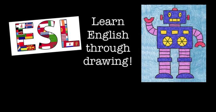 English Drawing Example Learn English Through Drawing! (ESL) Private Lesson | Small Online ...