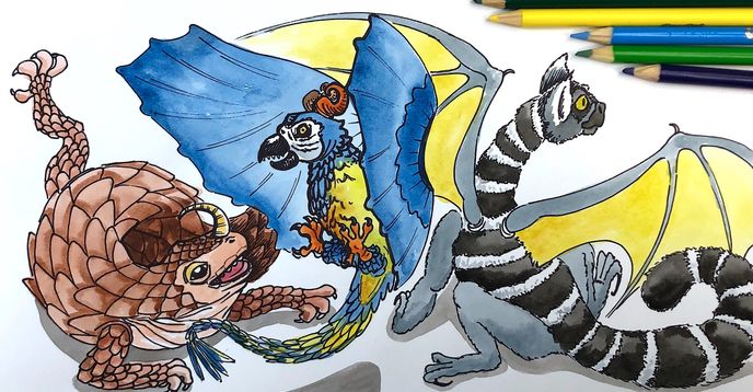 Creating A Dragon Draw Studio: Create Your Own Dragon | Small Online Class for Ages 8-13 ...