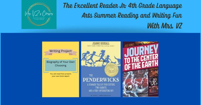 The Excellent Reader Jr: 4th Grade Language Arts Summer Reading and ...