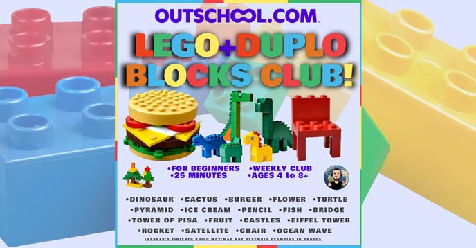 LEGO Duplo Blocks Club With Teacher John! Small Online Class