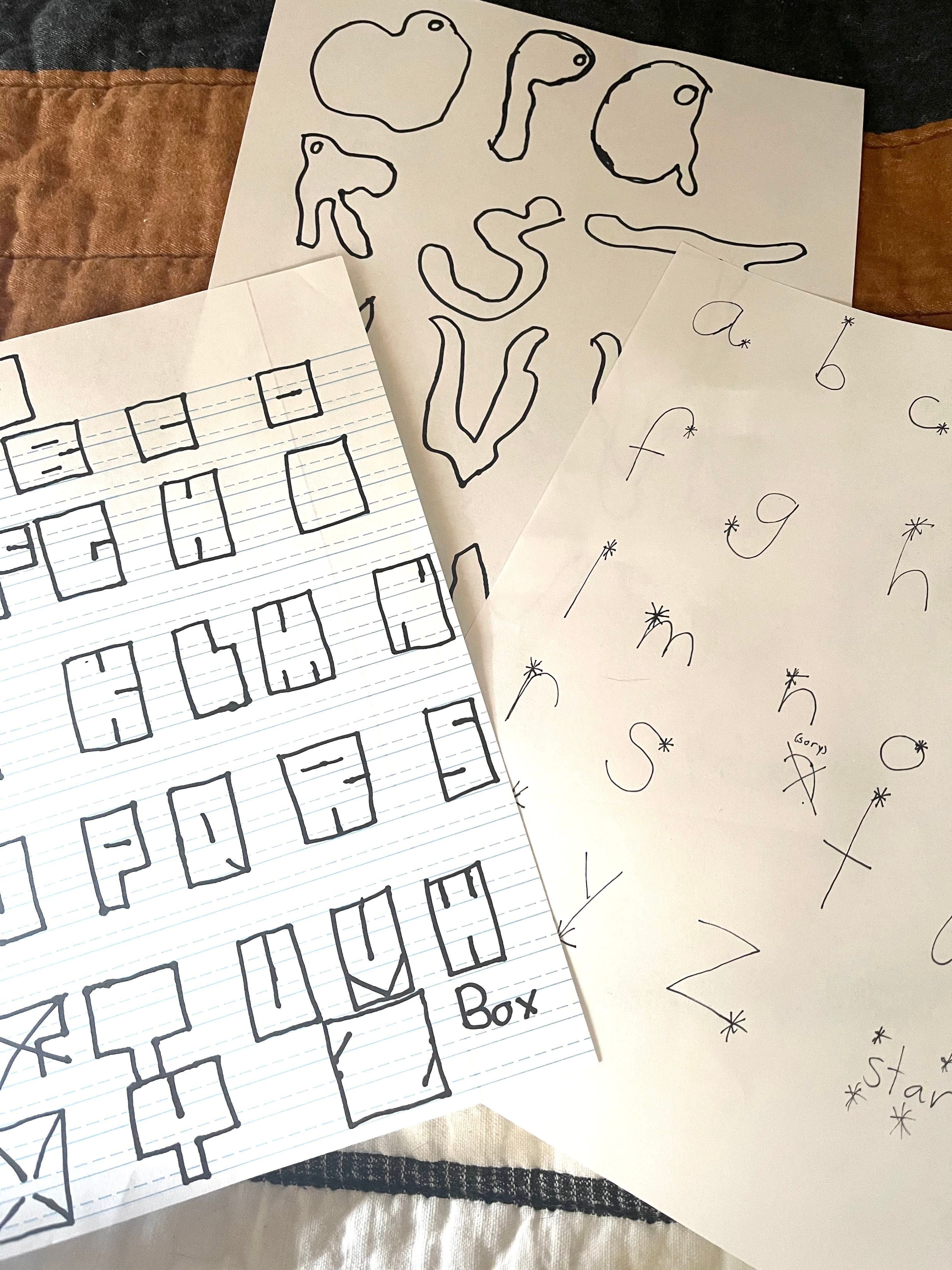 People Drawn Using Letters Drawing Letters 2.0: More Styles to Make Your Art Work Stand Out ...