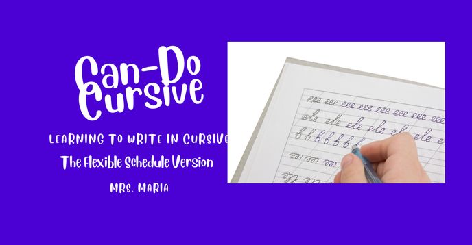 Can T In Cursive Can Do Cursive | Small Online Class for Ages 8-12 | Outschool