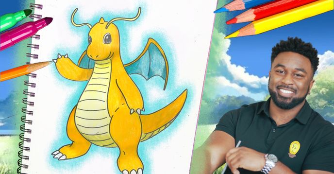 LDCA (Student Request): Pokemon Drawing - Dragonite | Small Online ...