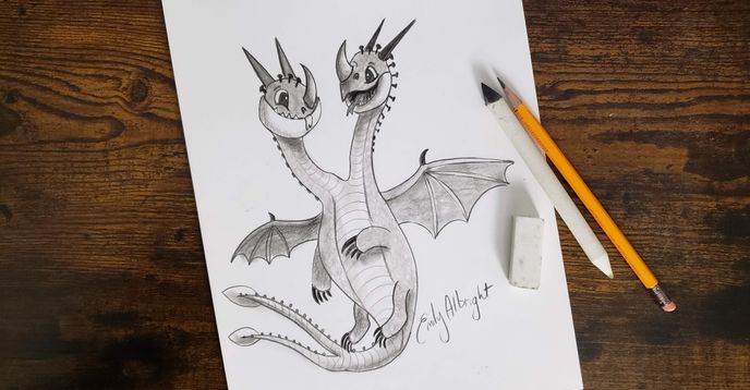 Draw How to Train Your Dragon Zippleback ~ Step by Step Easy & Fun ...