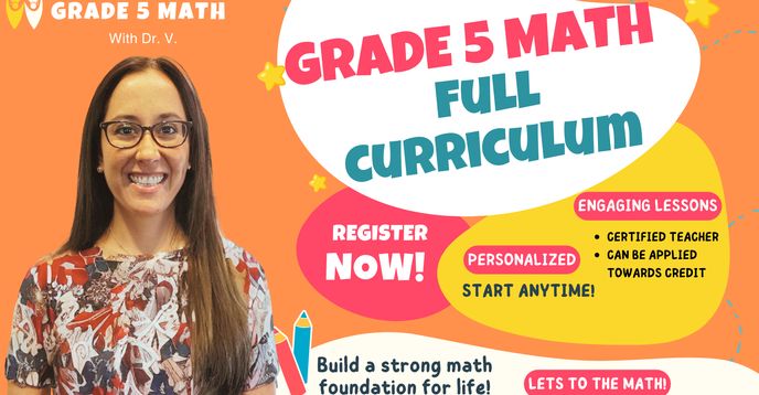 Learn Grade 5 Math Grade 5 Math - Full Course (Self-Paced Class) | Small Online Class for ...