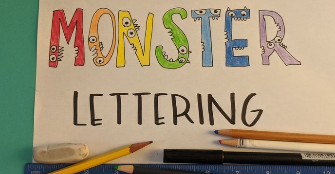 Monster Lettering! -- Basic Hand-Lettering & Creative Creature ...