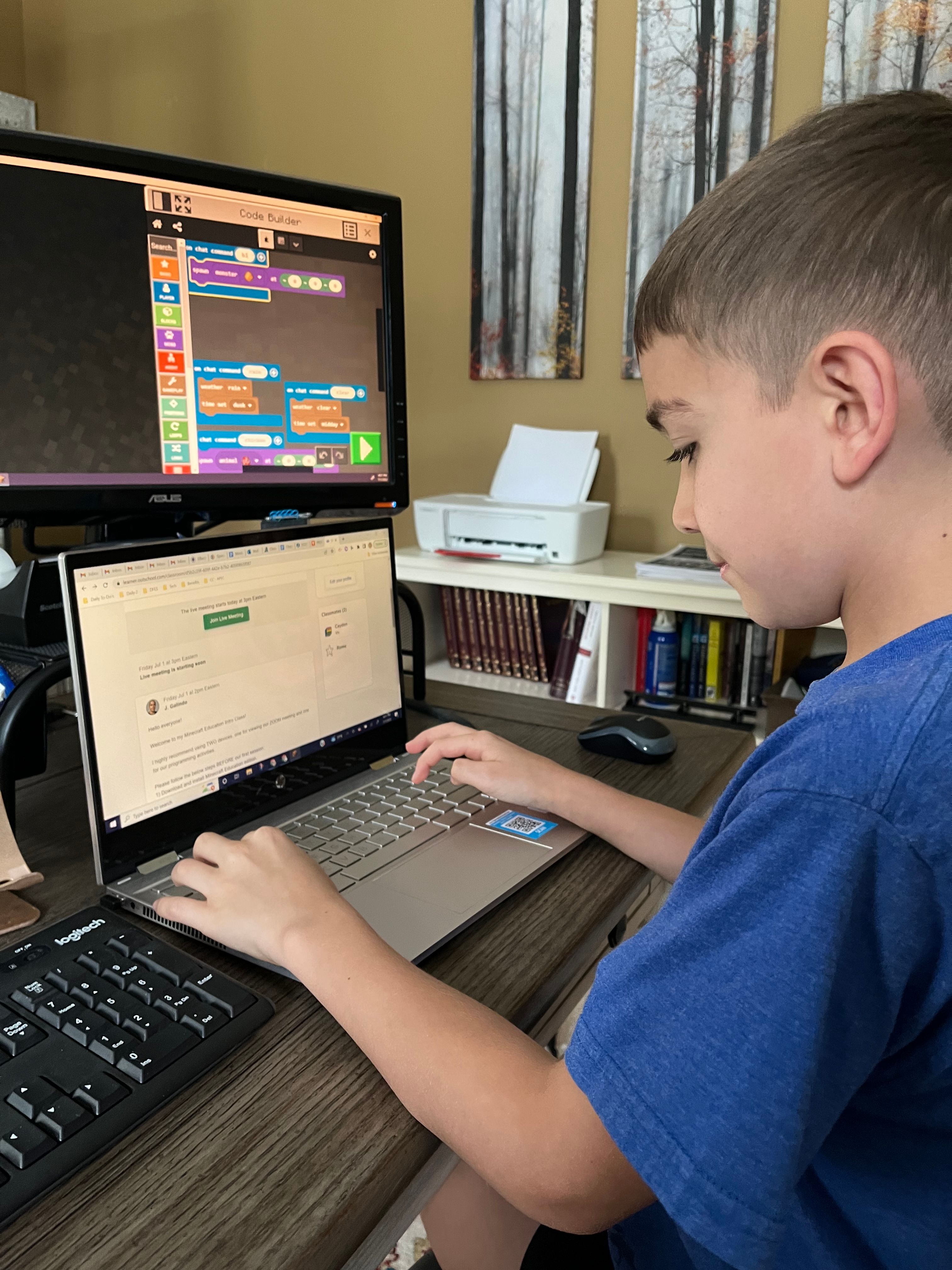 STEM MCES-0 Semi-Private Intro to Minecraft Coding Using Makecode ...