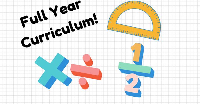 Full Fourth Grade Math Curriculum: Includes All Common Core Standards ...
