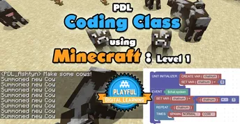 Minecraftedu Pre Coding Beginner Coding Class With Minecraft: Level 1 - The Basics of ...
