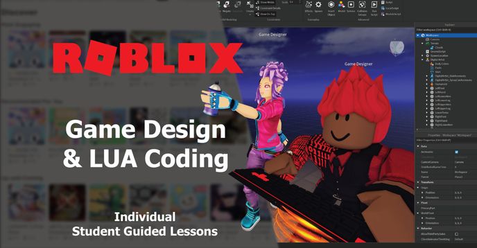 1:1 Roblox Game Design and LUA Coding (Any Skill Level) | Small Online ...