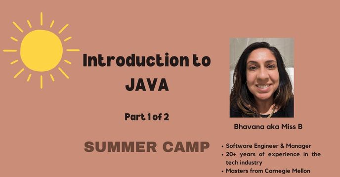 Java Summer Camp - Introduction (1 Of 2) | Small Online Class for Ages ...