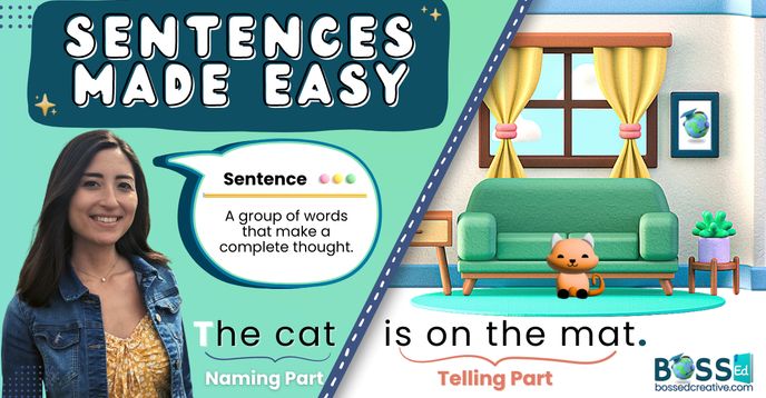 Tutor Sentence One-On-One Tutoring - Sentences for First Grade - Interactive Lessons ...