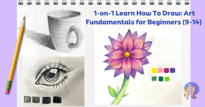 Drawing Class Learn 1-on-1 Art Class! Learn How to Draw | Small Online Class for Ages 7-16 ...