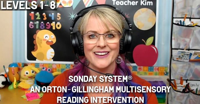 Sonday System® an Orton-Gillingham Multisensory Reading Intervention ...