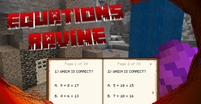 Equations Quest in Minecraft (Bedrock Edition) | Small Online Class for ...