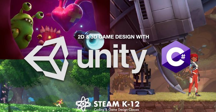 Unity Game Dev Summer Learn to Code Summer Camp: Unity Game Design & Coding | Small Online ...
