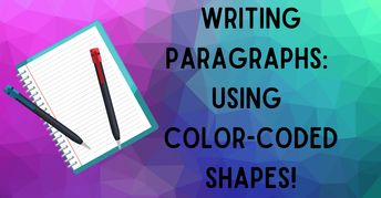 Paragraph Writing With Color-Coded Shapes! | Small Online Class for ...