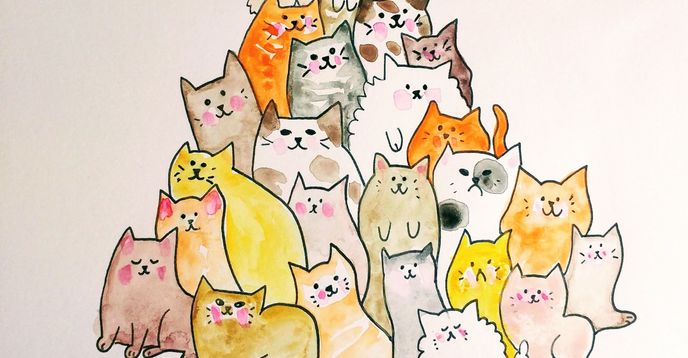 Draw Piles of Cats | Small Online Class for Ages 7-11 | Outschool