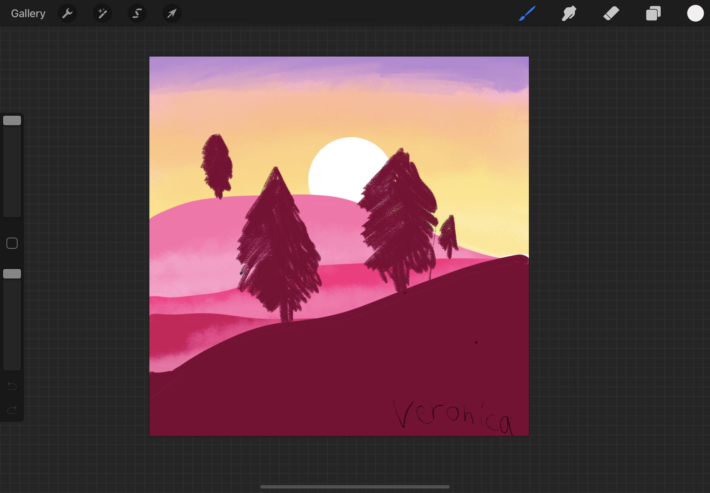 Procreate for Beginners - Create a Dreamy Landscape! | Small Online ...