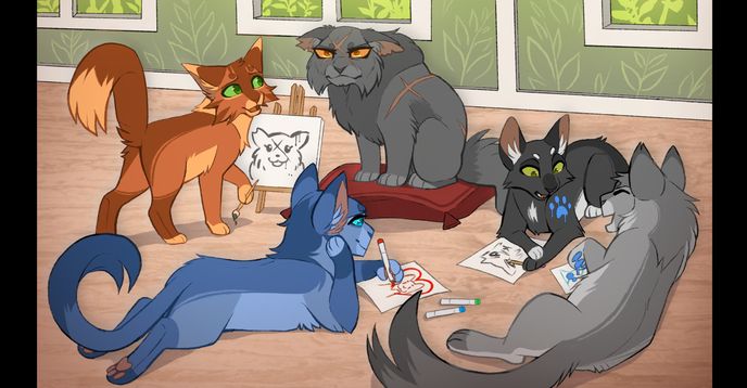 Warrior Cats Club! Draw, RP, Chat, and Share Art! Small Online