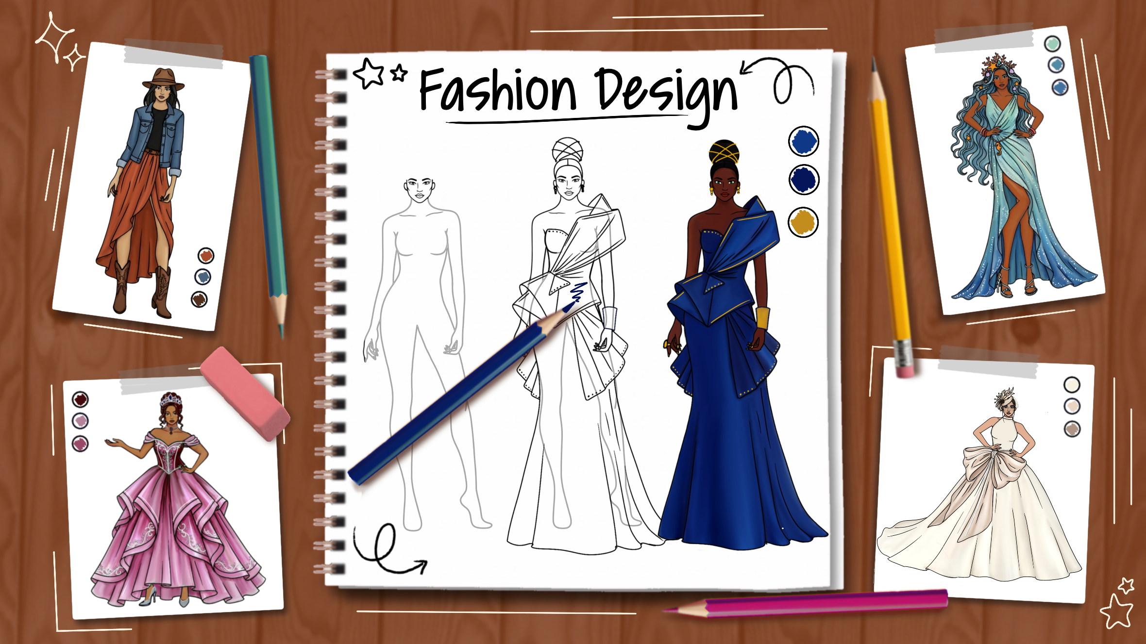 Fashion 101: Fashion Design! | Small Online Class for Ages 9-12